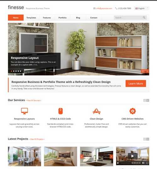 Finesse Business WordPress Theme