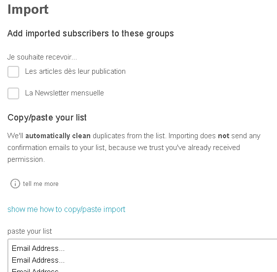 Envoyez automatiquement vos articles avec MailChimp
