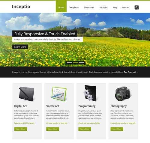 Inceptio WordPress business themes