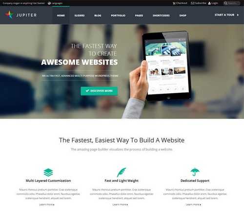 Jupiter Responsive Theme