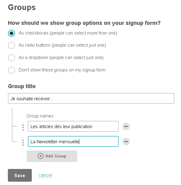 Envoyez automatiquement vos articles avec MailChimp