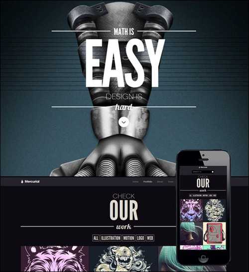 Mercurial WordPress Theme