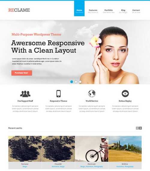 Reclame WordPress Theme