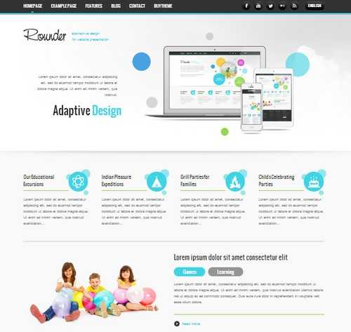 Rounder WordPress Business Theme