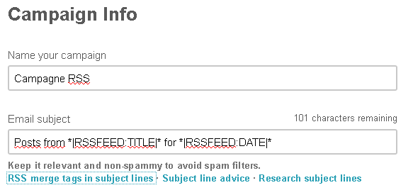 Envoyez automatiquement vos articles avec MailChimp
