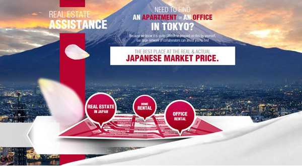 Exemple de site avec effet parallaxe