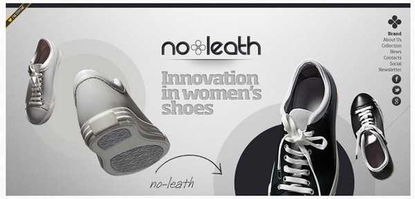 Exemple de site avec effet parallaxe