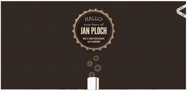 Exemple de site avec effet parallaxe