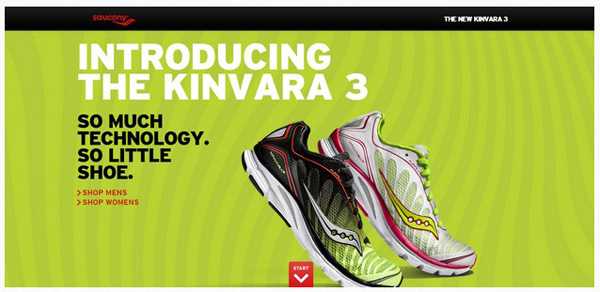 Exemple de site avec effet parallaxe