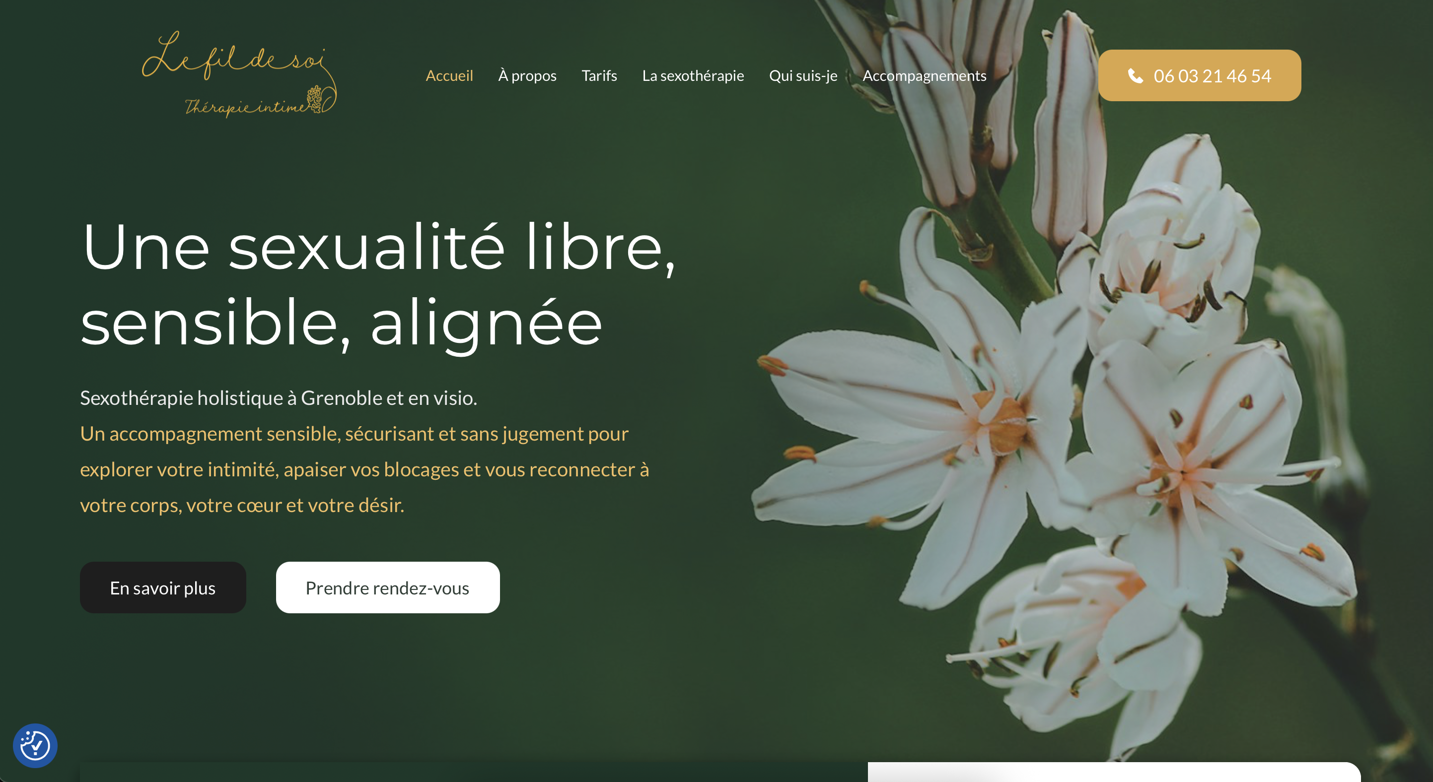 Site vitrine — Le Fil de Soi