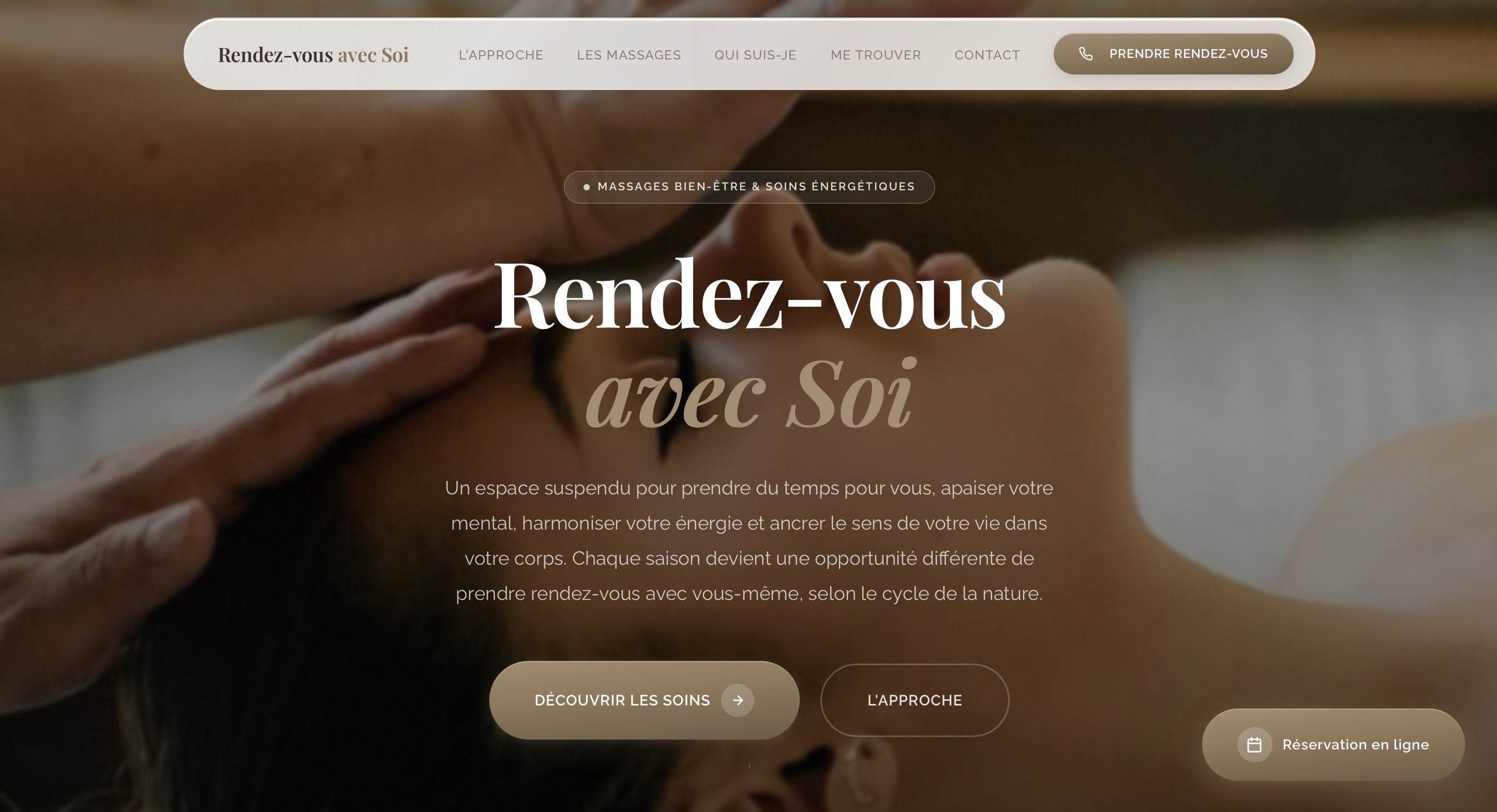 Site vitrine — Rendez-vous avec soi
