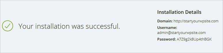 Accès administrateur WordPress