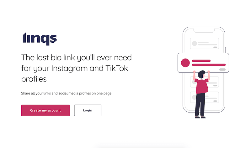linqs : l'une des meilleures alternatives à linktree