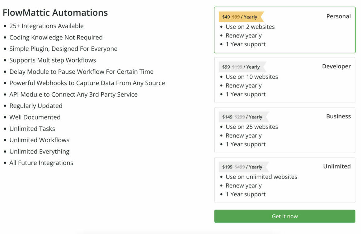 FlowMattic : Créez votre propre Zapier sur votre site WordPress