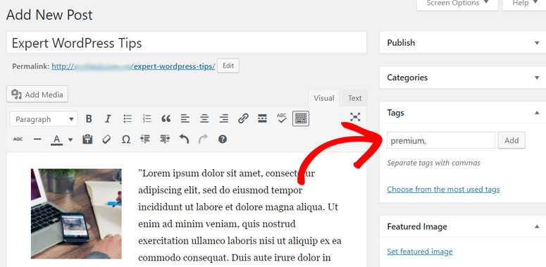 ajouter du contenu premium