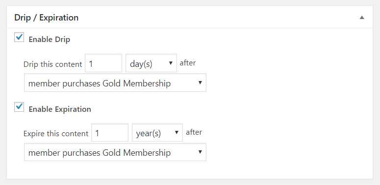 expiration goutte à goutte