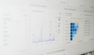 a computer screen with a bunch of data on it