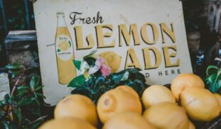 lemonades on tray