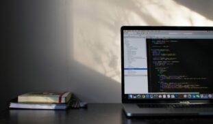 MacBook Pro showing programming language